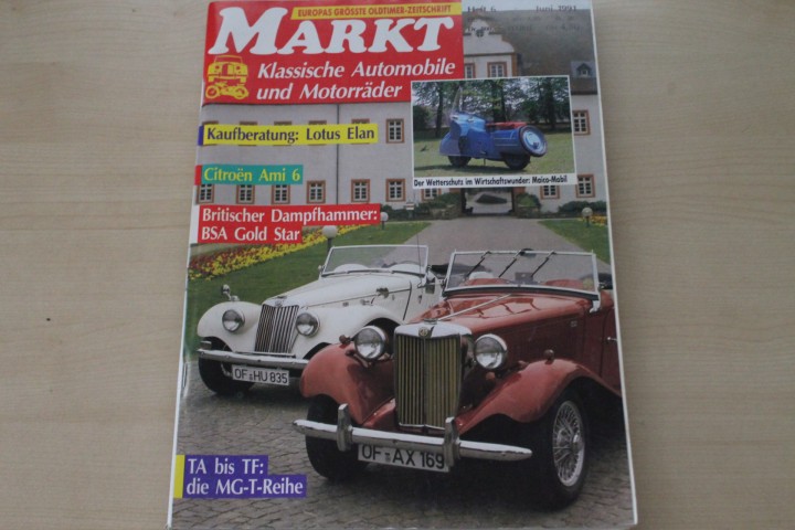 Deckblatt Oldtimer Markt (06/1991)
